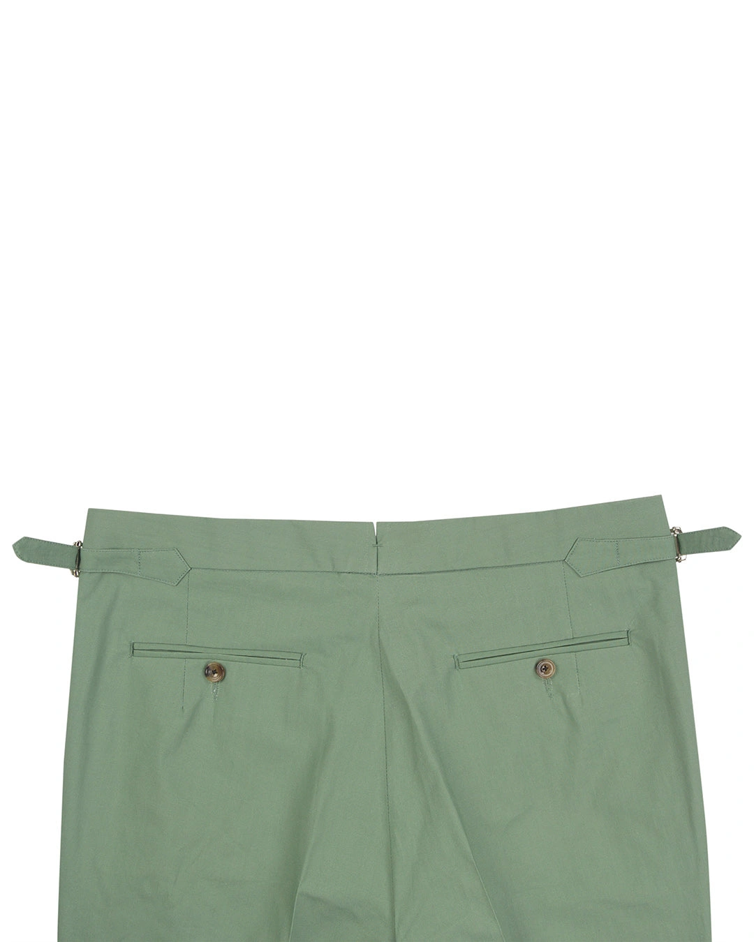 Grüner Chambray-Chino: Leinen-Feeling für deinen Sommer. Leicht und luftig, ein Must-have für dich!